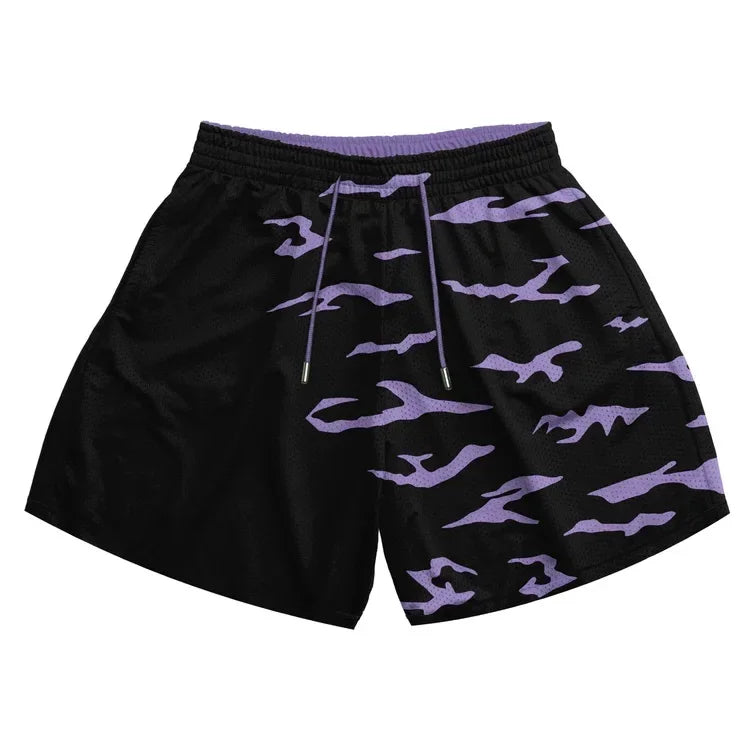Anime Casual Shorts Men Women Manga Cartoon Sports Gym Shorts Fitness 3D Print Quick Dry Mesh Board Shorts Summer Male