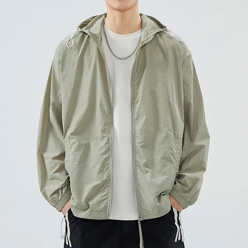 Men's Lightweight Blue Cover Up for Sun Protection