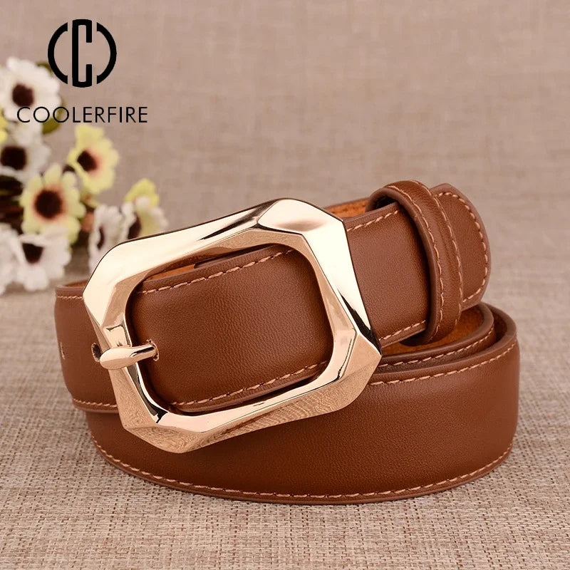 Stunning Women's Fashion Luxury Designer Belt for Versatile Wear