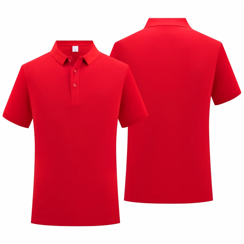 100% Cotton Solid Color Polo Shirt Casual Short Sleeve Lapel Unisex Shirt Fashion Apparel 9 Color Polo Shirt