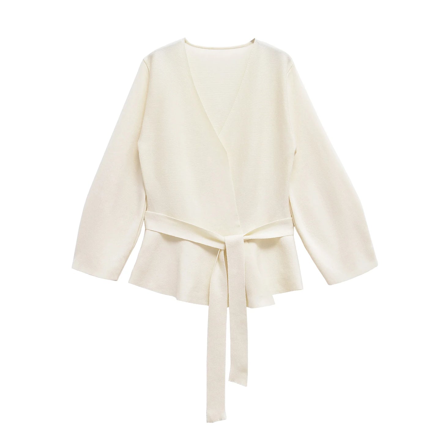 TRAFSHE Spring Women Shoulder Pad Knit Blazer for Versatility