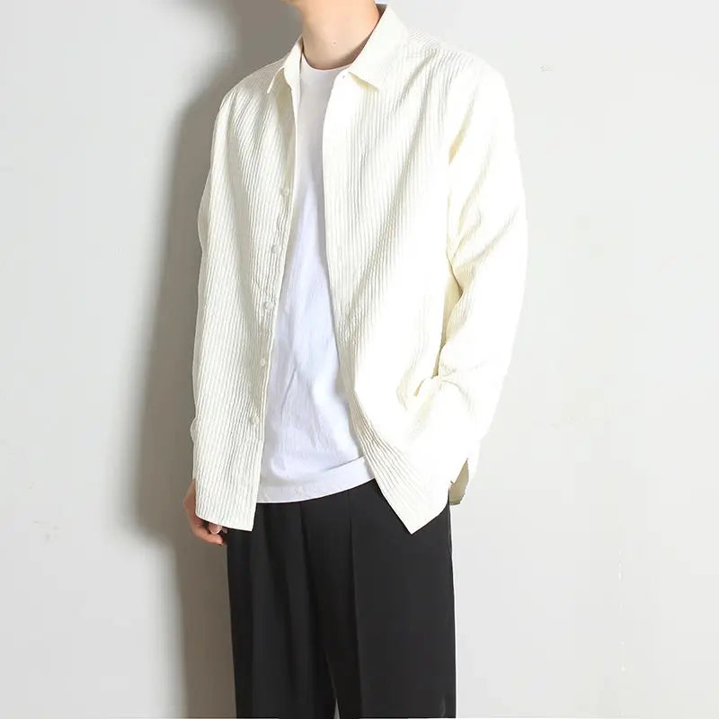 Business Casual Men's Spring and Autumn 2024 Stylish Shirts
