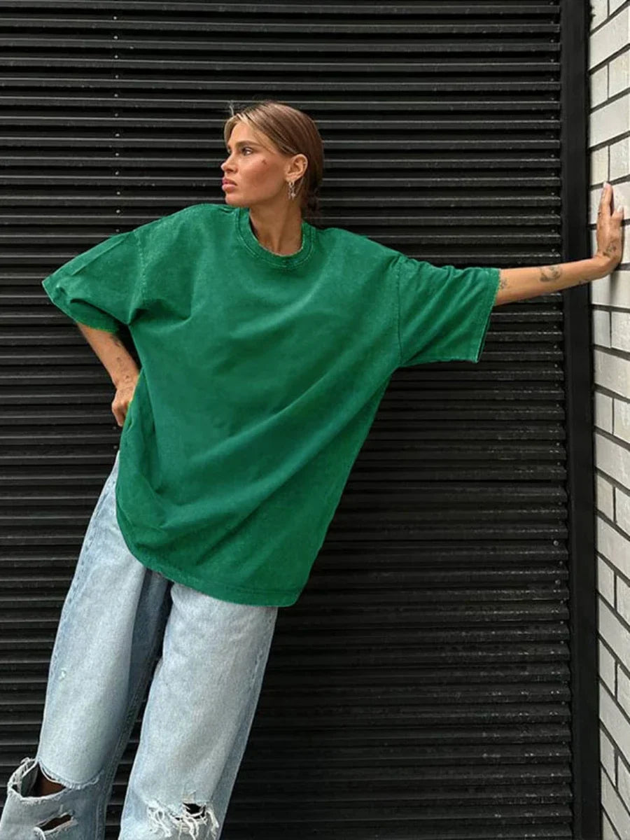 Unisex Retro Cotton Tee – Relaxed Fit, Endless Style!