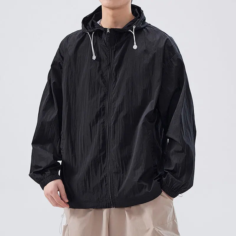 Men's Lightweight Blue Cover Up for Sun Protection