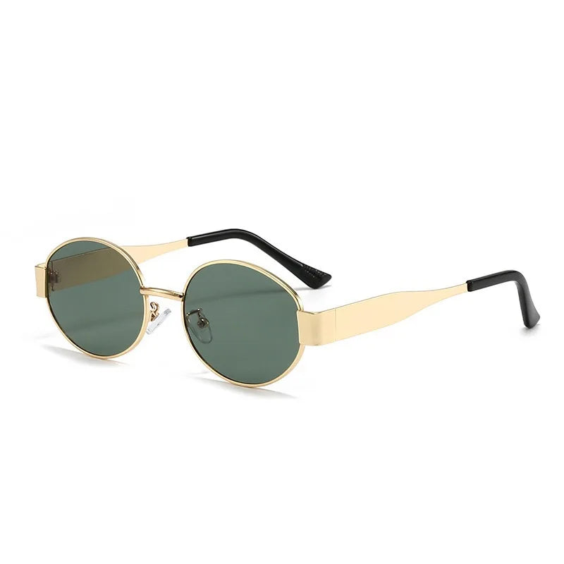 Stylish New Luxury Metal Brand Sunglasses with UV400 Protection