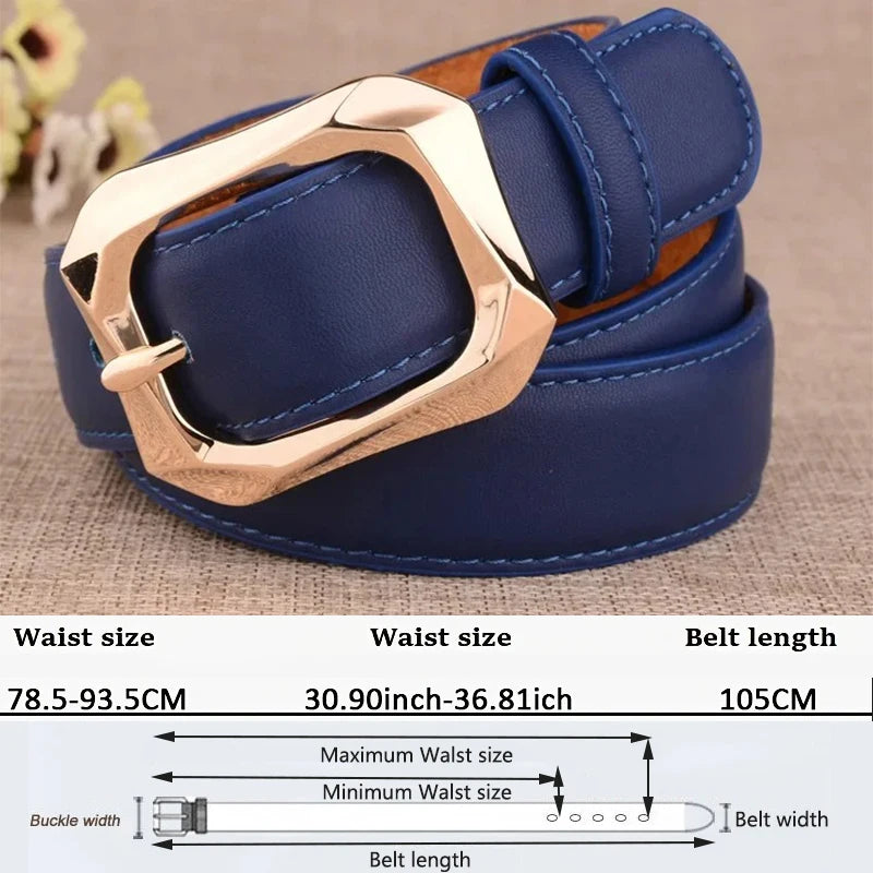 Stunning Women's Fashion Luxury Designer Belt for Versatile Wear
