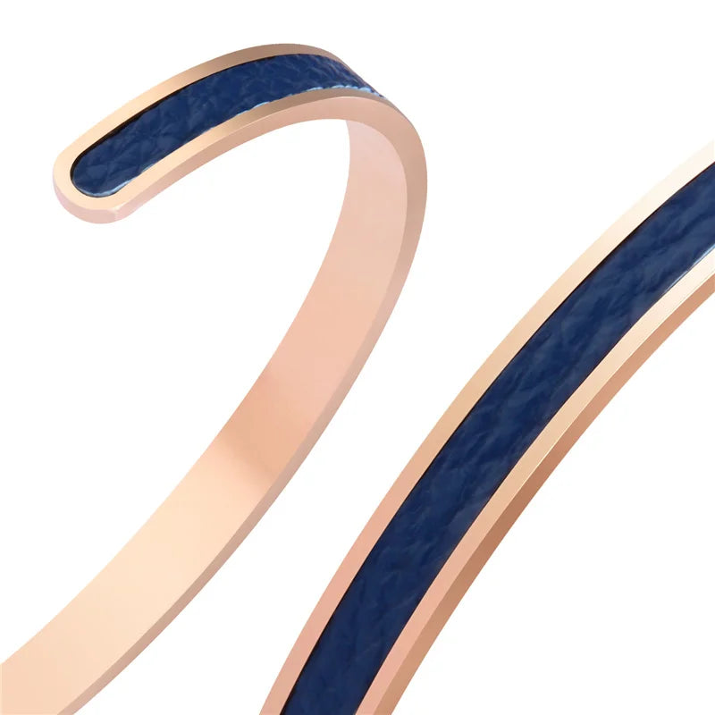 Minimalist Cuff Bangle For Men Adjustable Fashion Jewelry