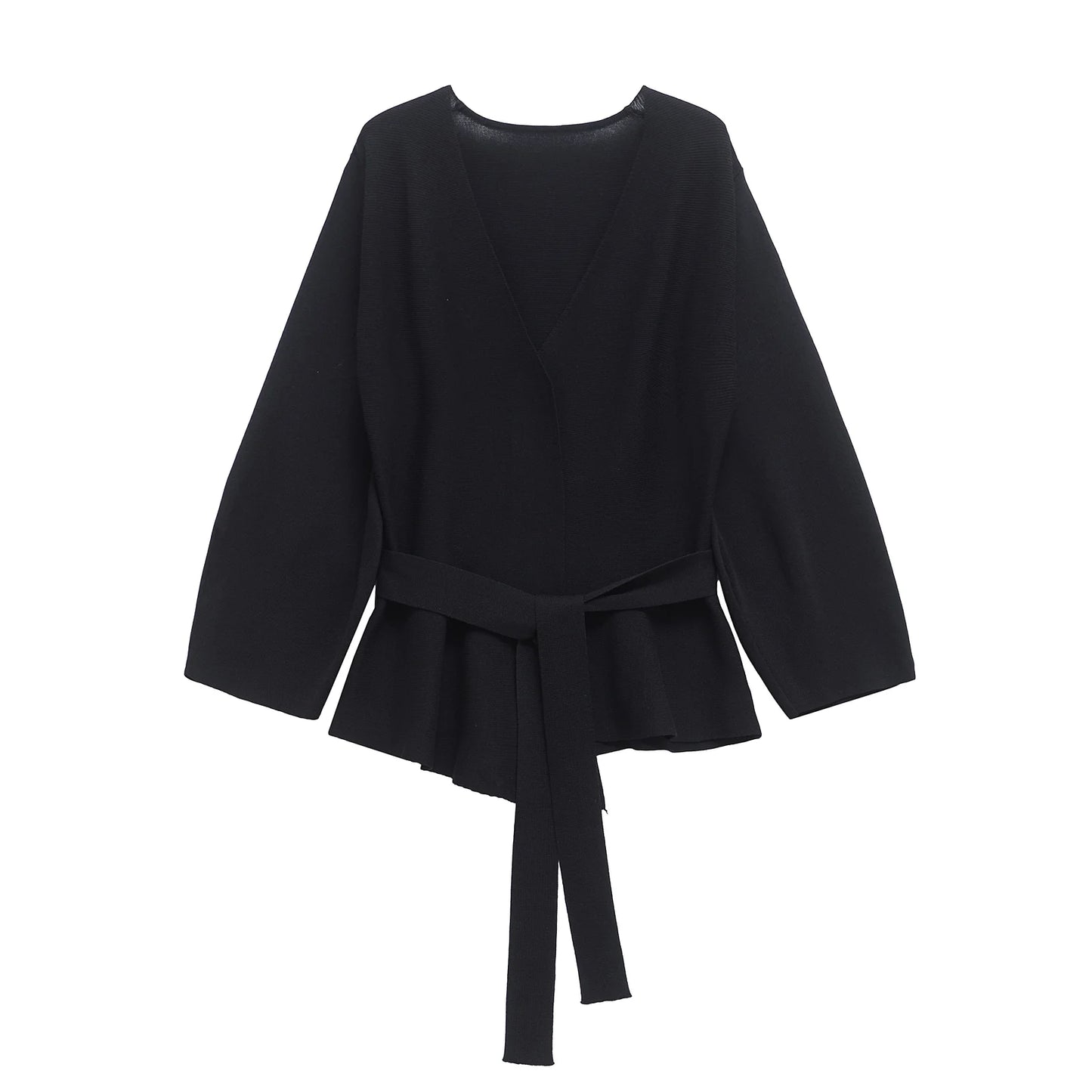 TRAFSHE Spring Women Shoulder Pad Knit Blazer for Versatility