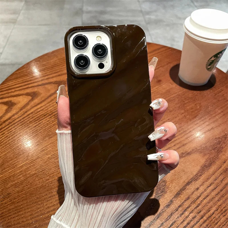 Vibrant Fashion Ripple Phone Case For iPhone 16 Pro Max Stylish Protection
