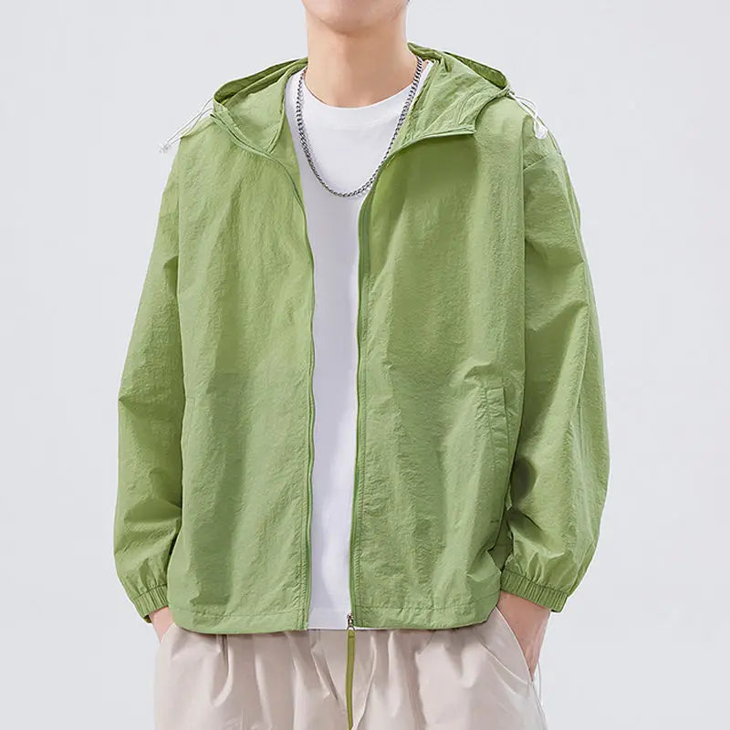 Men's Lightweight Blue Cover Up for Sun Protection