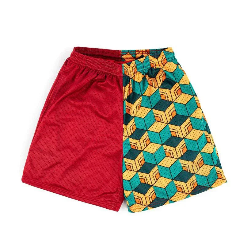 Anime Casual Shorts Men Women Manga Cartoon Sports Gym Shorts Fitness 3D Print Quick Dry Mesh Board Shorts Summer Male