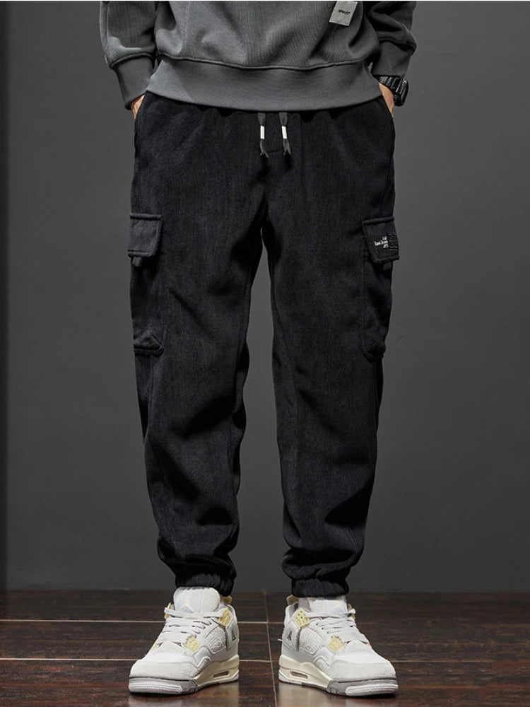 Elastic Waist Casual Pants for Men - Stretchy Comfort