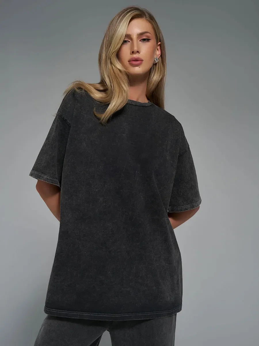 Unisex Retro Cotton Tee – Relaxed Fit, Endless Style!
