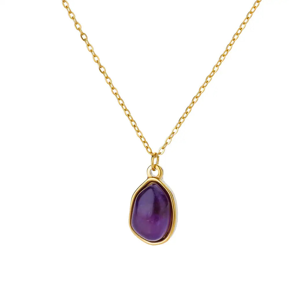 Elegant Zircon Teardrop Necklaces for Women Gift Jewelry