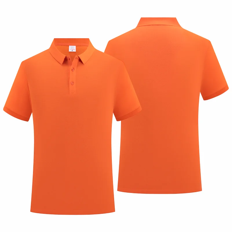 100% Cotton Solid Color Polo Shirt Casual Short Sleeve Lapel Unisex Shirt Fashion Apparel 9 Color Polo Shirt