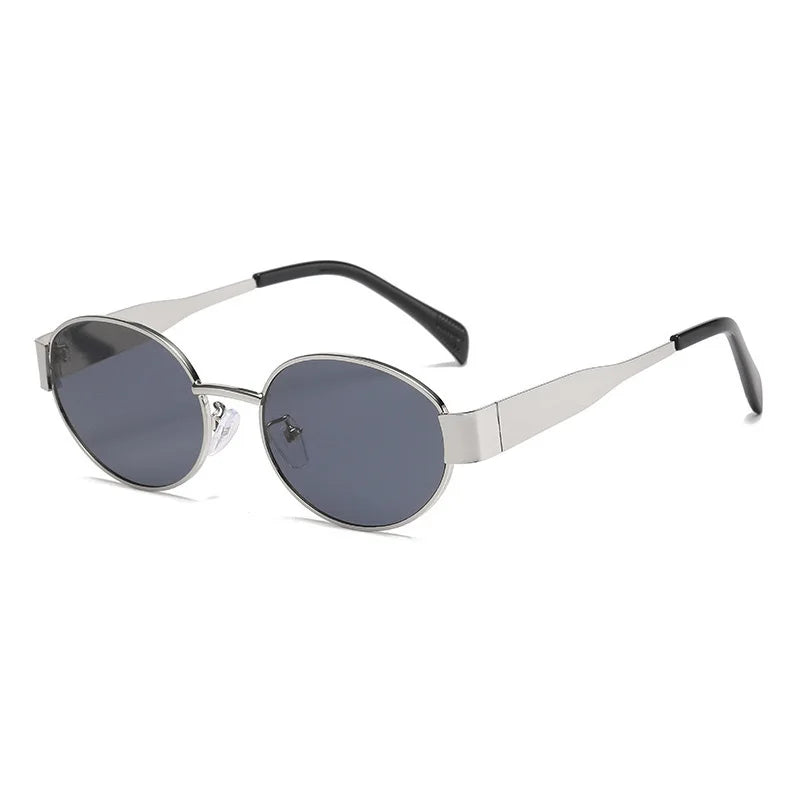 Stylish New Luxury Metal Brand Sunglasses with UV400 Protection