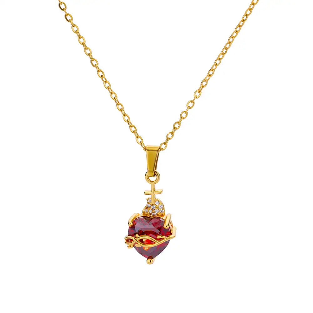 Elegant Zircon Teardrop Necklaces for Women Gift Jewelry