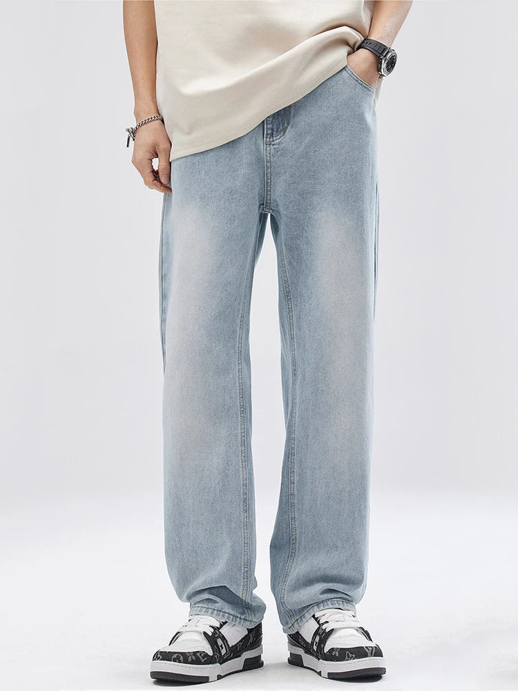 Men's Straight Jeans Korean Fashion for Ultimate Comfort