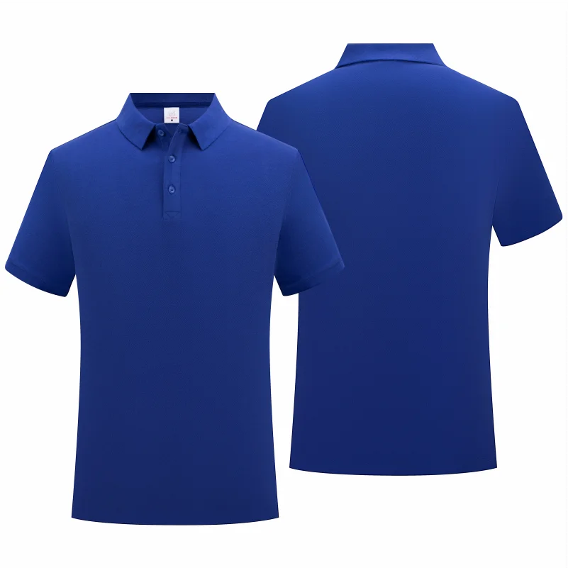 100% Cotton Solid Color Polo Shirt Casual Short Sleeve Lapel Unisex Shirt Fashion Apparel 9 Color Polo Shirt