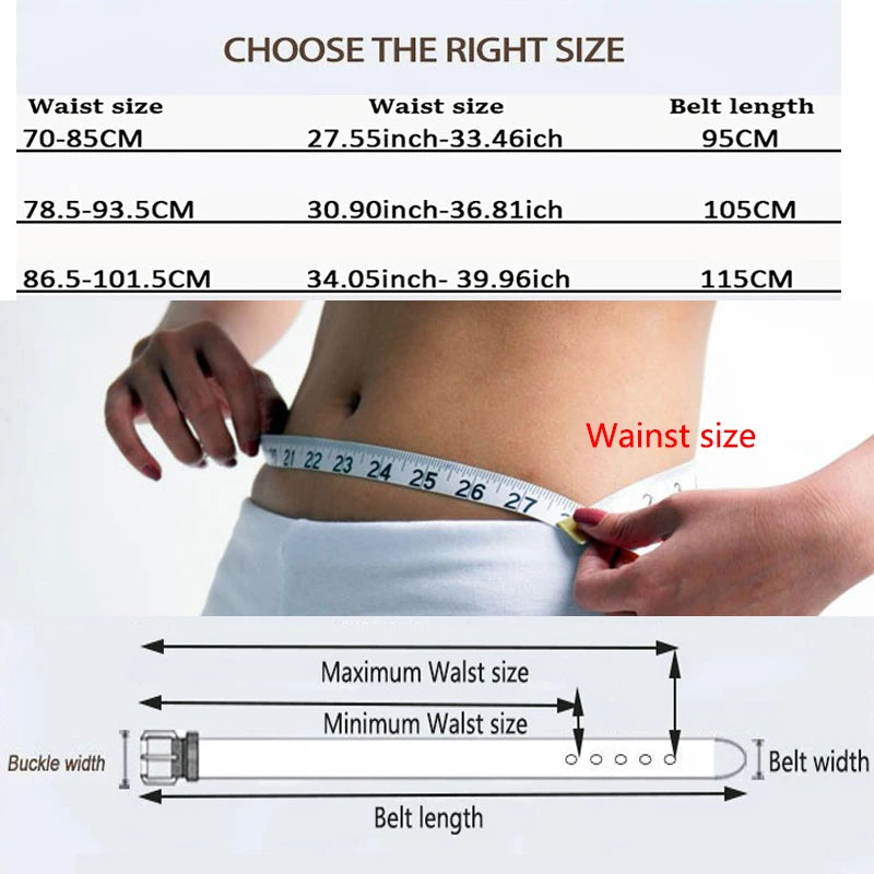 Stylish High Quality Fashion Women Genuine Leather Belts for Style