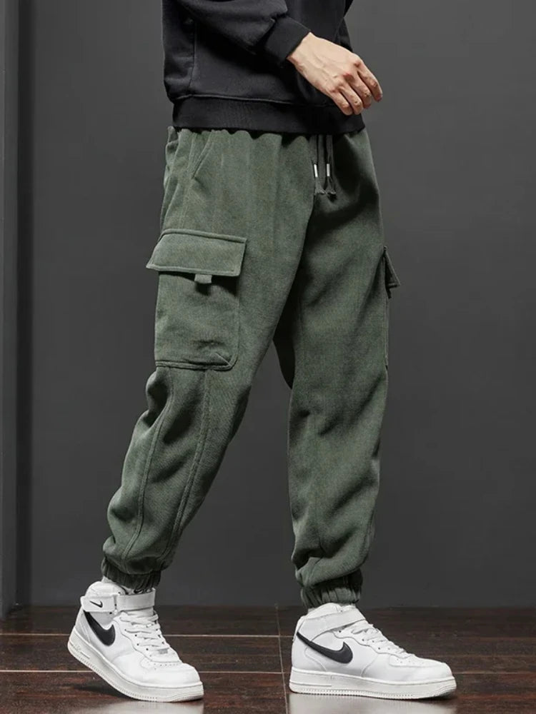 Elastic Waist Casual Pants for Men - Stretchy Comfort