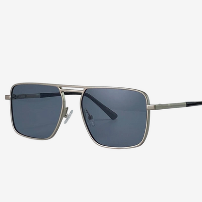 a pair of sunglasses on a white background