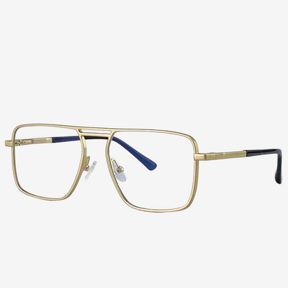 a pair of glasses on a white background