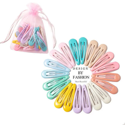 Vibrant Colorful Waterdrop Shape Hairpins