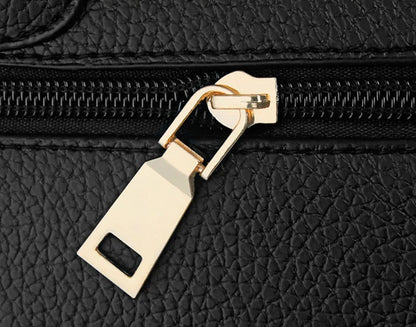 Women’s PU Leather Square Handbag – Stylish Large Tote & Crossbody Shoulder Bag