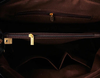 Women’s PU Leather Square Handbag – Stylish Large Tote & Crossbody Shoulder Bag