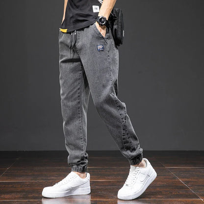 Plus Size Spring Summer Cargo Jeans for Men Stylish Comfort
