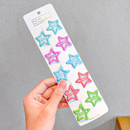 Vibrant Colorful Waterdrop Shape Hairpins