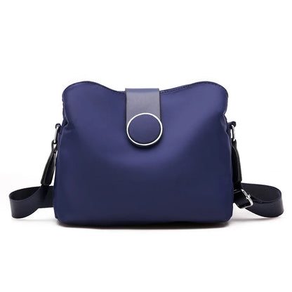 Vintage Waterproof Nylon Shoulder Bag – Lightweight Crossbody for Travel & Daily Use