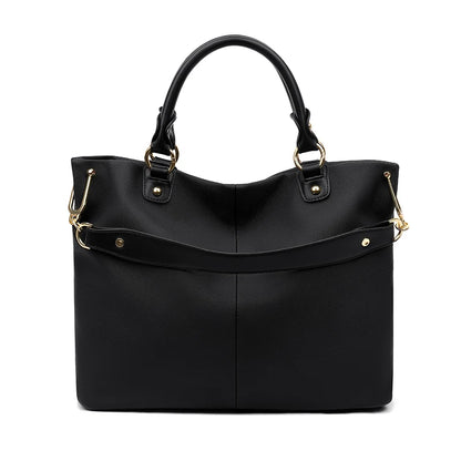 Fashionable Large-Capacity Tote Bag for Women – Stylish Shoulder Crossbody Handbag with Chain Detail