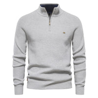 2023 New Autumn Cotton Zipper Cardigans for Men Warm Sweater