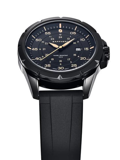 SAPPHERO Men Watch Luxury Quartz Waterproof Gift Wristwatch