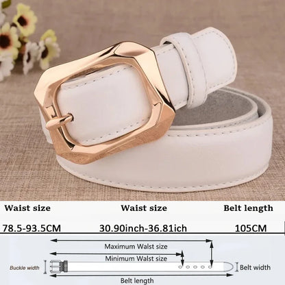 Stunning Women's Fashion Luxury Designer Belt for Versatile Wear