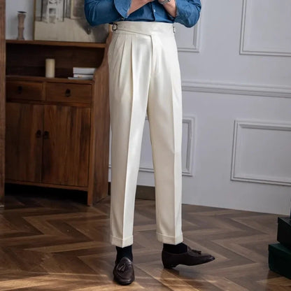2023 Autumn/Winter Italian High-Waisted Casual Trousers