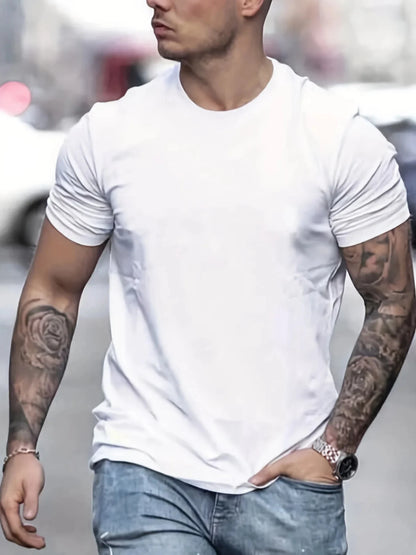 Comfortable Plus Size Los Angeles Cotton T-Shirt for Men