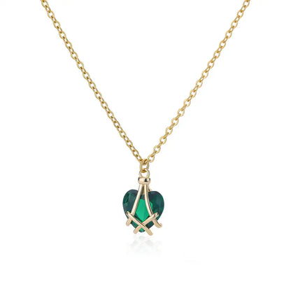 Elegant Zircon Teardrop Necklaces for Women Gift Jewelry