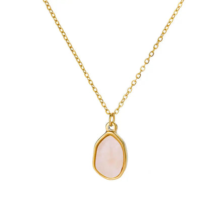 Elegant Zircon Teardrop Necklaces for Women Gift Jewelry