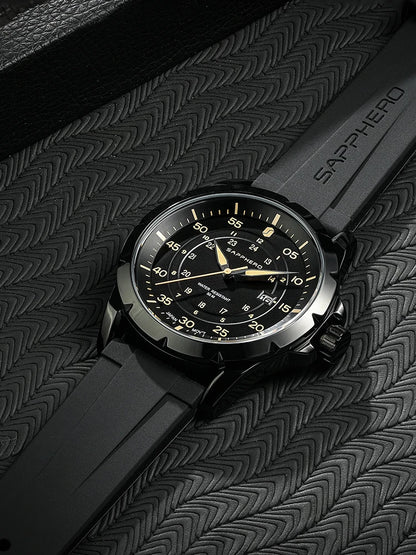 SAPPHERO Men Watch Luxury Quartz Waterproof Gift Wristwatch