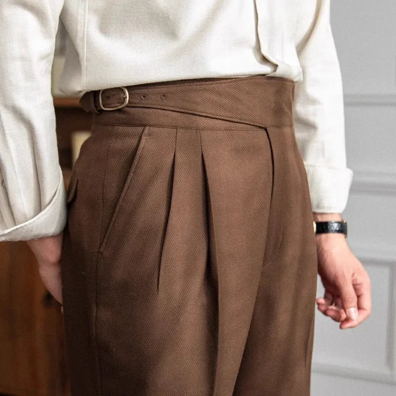 2023 Autumn/Winter Italian High-Waisted Casual Trousers