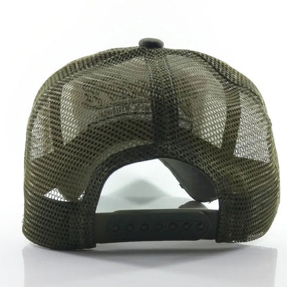Summer Mesh Trucker Hat For Men Women Adjustable Sun Protection
