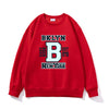WAVLATII New Women Printed Casual Sporty Sweatshirt
