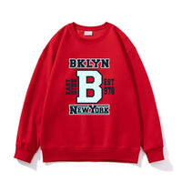 WAVLATII New Women Printed Casual Sporty Sweatshirt