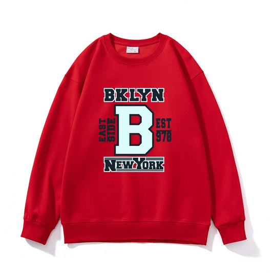 WAVLATII New Women Printed Casual Sporty Sweatshirt