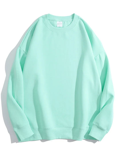 Premium Soft Cotton Pullover Trendy Oversized Sweatshirt for Women