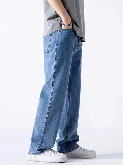 Men's Straight Jeans Korean Fashion for Ultimate Comfort