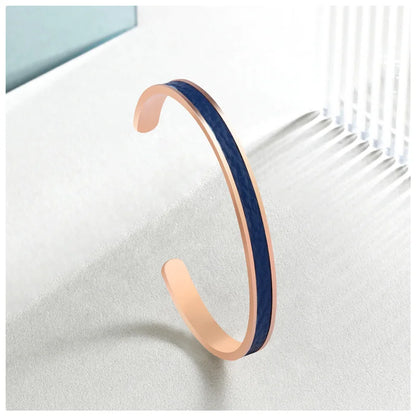 Minimalist Cuff Bangle For Men Adjustable Fashion Jewelry